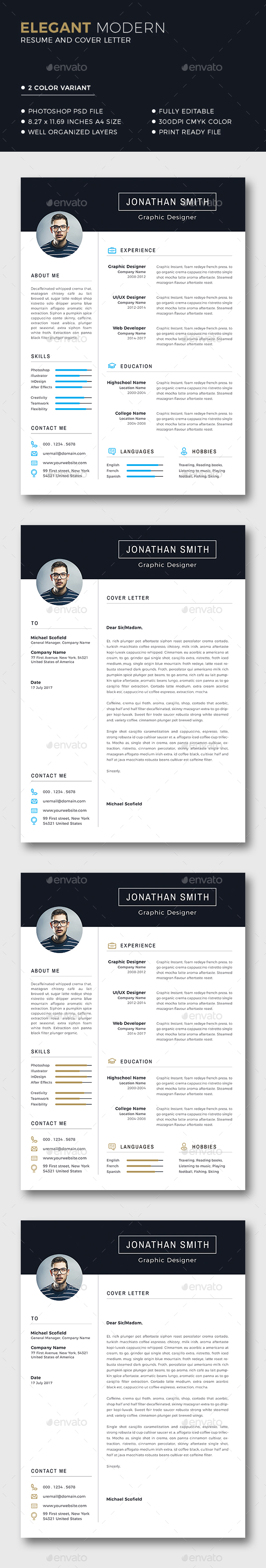 Clean Resume Template - Resumes Stationery