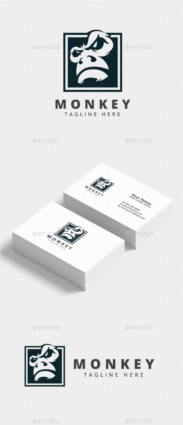 Monkey Logo - Animals Logo Templates