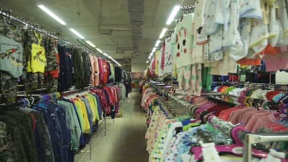 Interior of a Bright, Clean Thrift Shop
