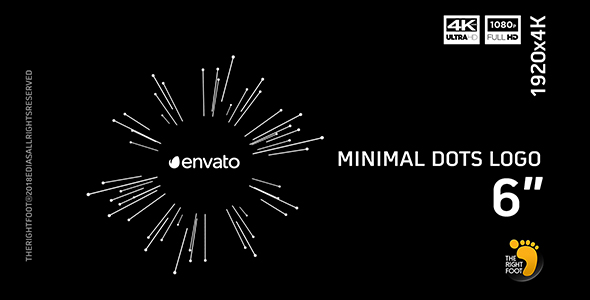 Minimal Dots Logo - VideoHive 21458177