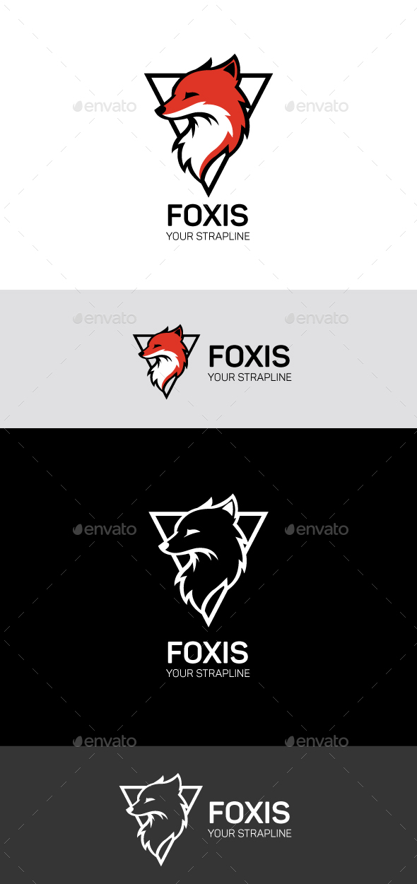 Fox logo - Animals Logo Templates