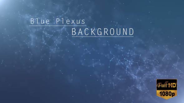 Corporate Plexus Blue Background