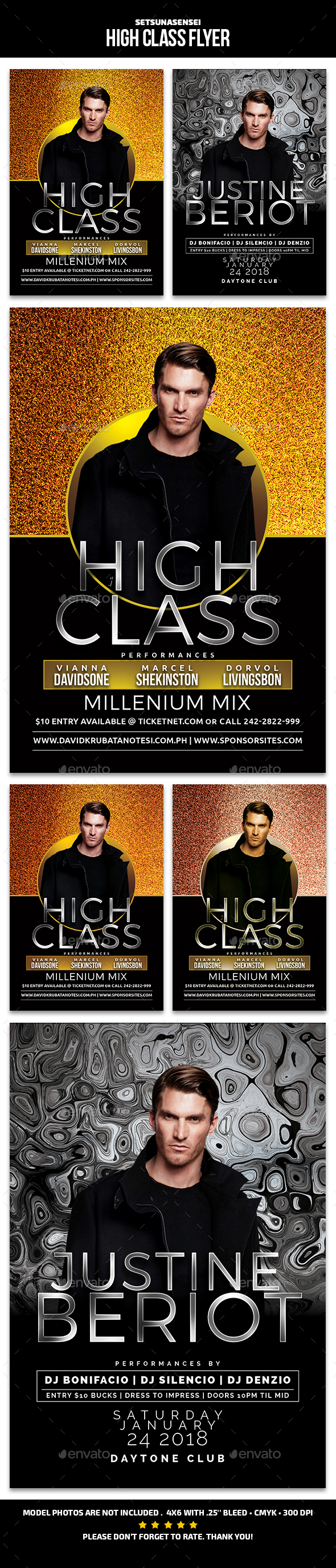 High Class Flyer - Events Flyers