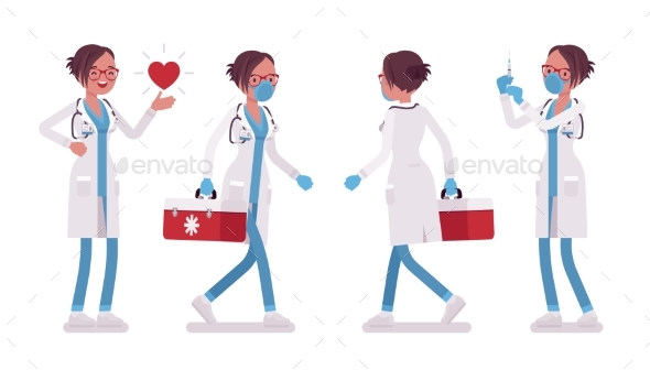 Female Doctor Working - Health/Medicine Conceptual
