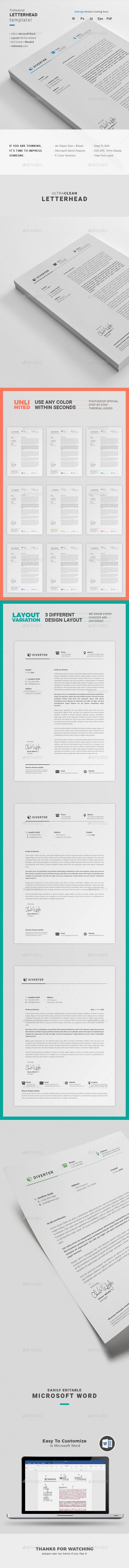 Letterhead - Stationery Print Templates