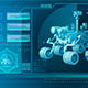 Monitor Interface With Infographic And Rover - VideoHive Item for Sale