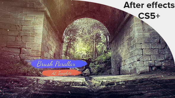 Brush Parallax Slideshow - VideoHive 21462696