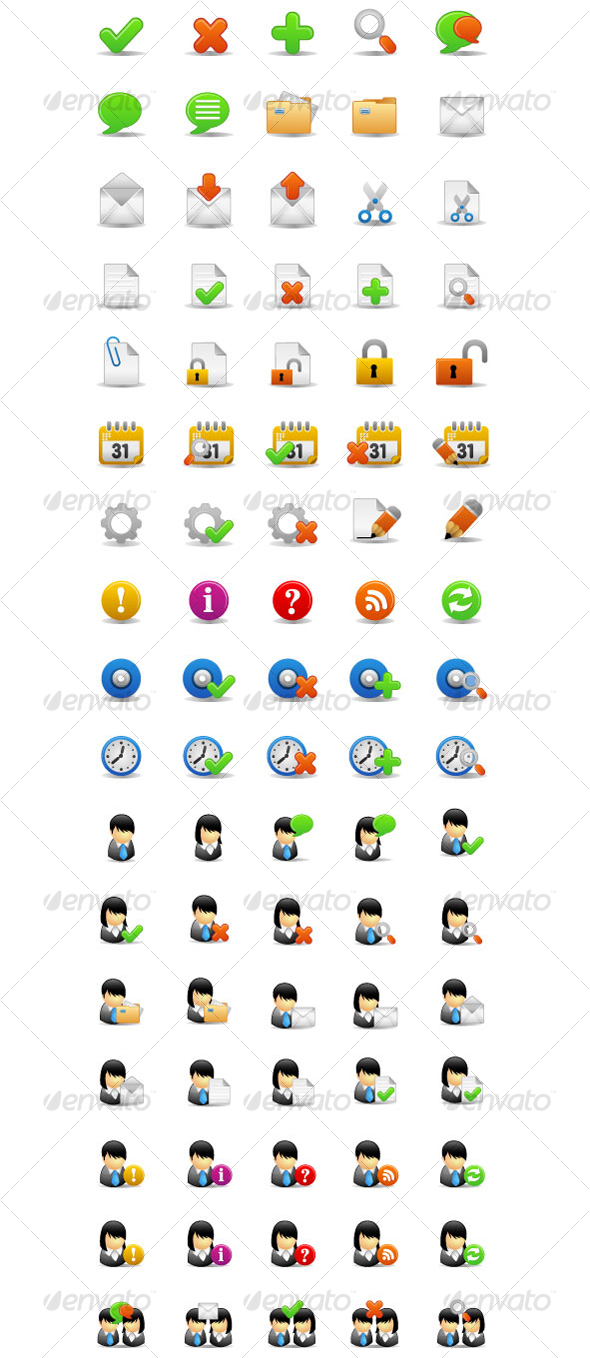 Ceria 85 Icon Set - Business Icons