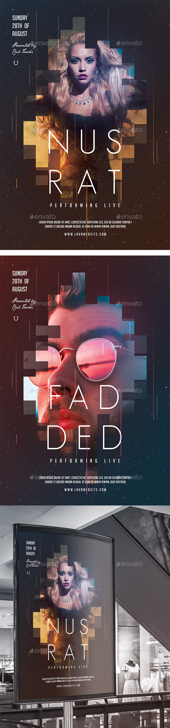 Artist Event Flyer/Poster - Concerts Events