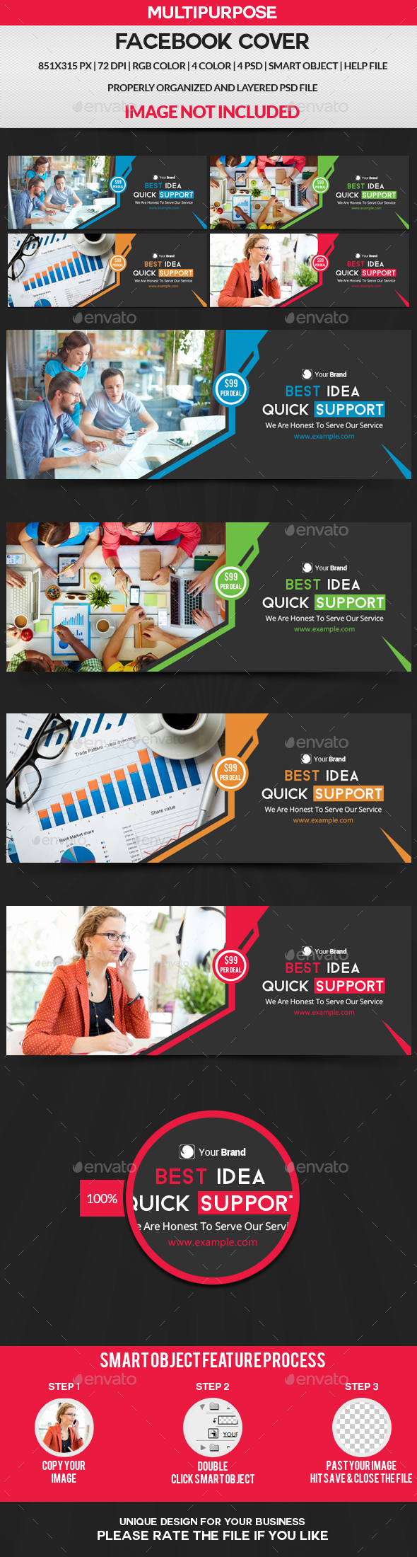 Multipurpose Facebook Cover - Facebook Timeline Covers Social Media
