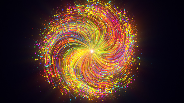 Swirly Color Trails - VideoHive 21464450