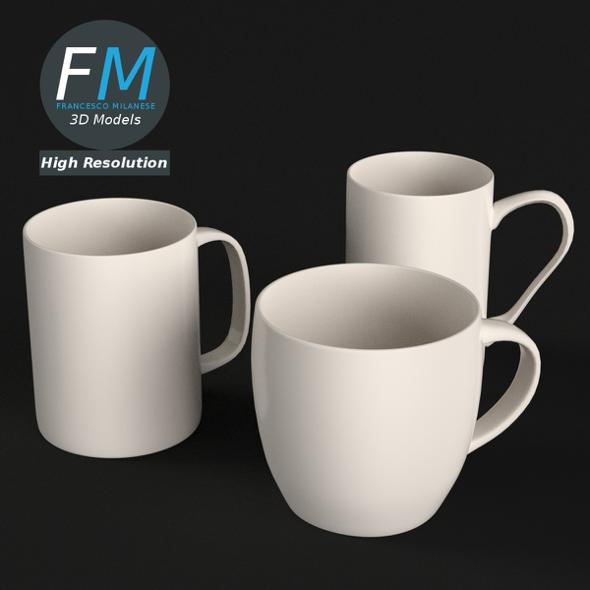 Mugs - 3DOcean Item for Sale