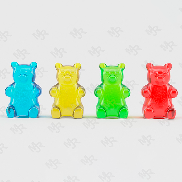 Gummy Bears Animated - 3Docean 21465317