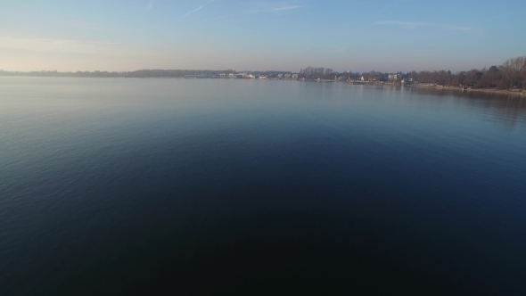 Aerial View of Lake Constance