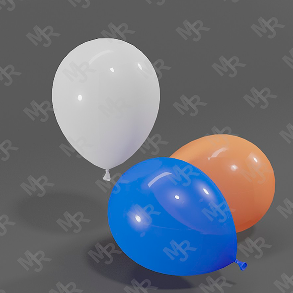 Balloons 3D model - 3Docean 21465618