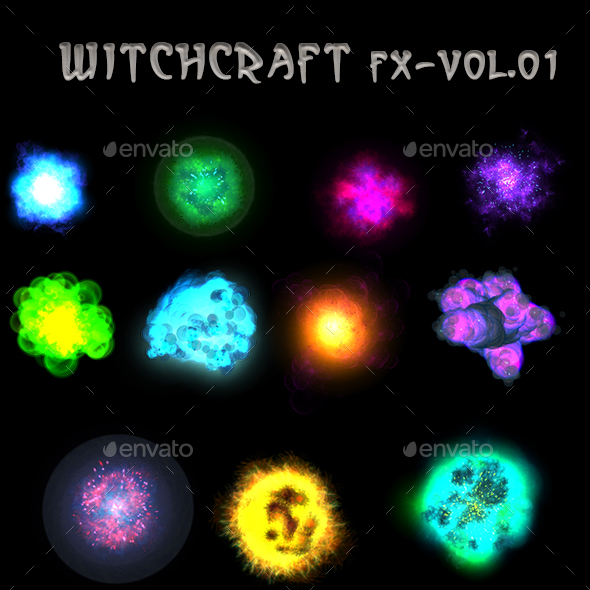 WitchCraft FX Vol 01 - Sprites Game Assets