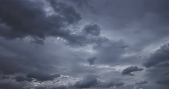 Storm clouds timelapse.