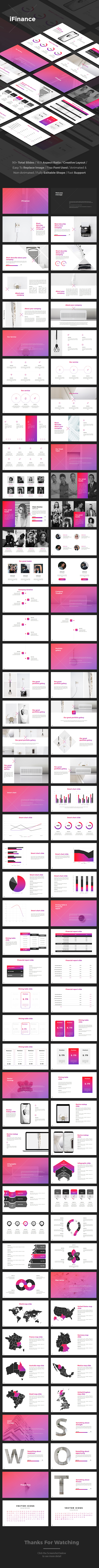 iFinance - Finance Keynote Template - Finance Keynote Templates