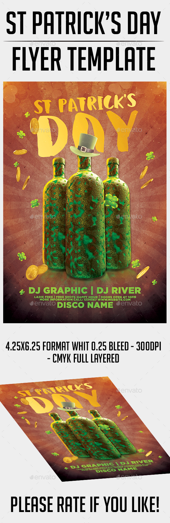 St Patrick's Day Flyer Template - Events Flyers