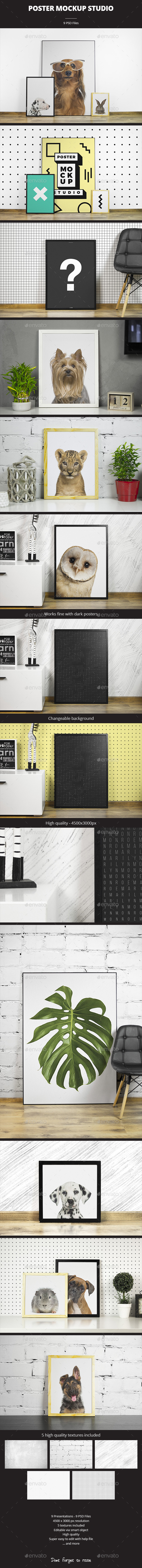 Poster Mockup Studio - Print Product Mock-Ups