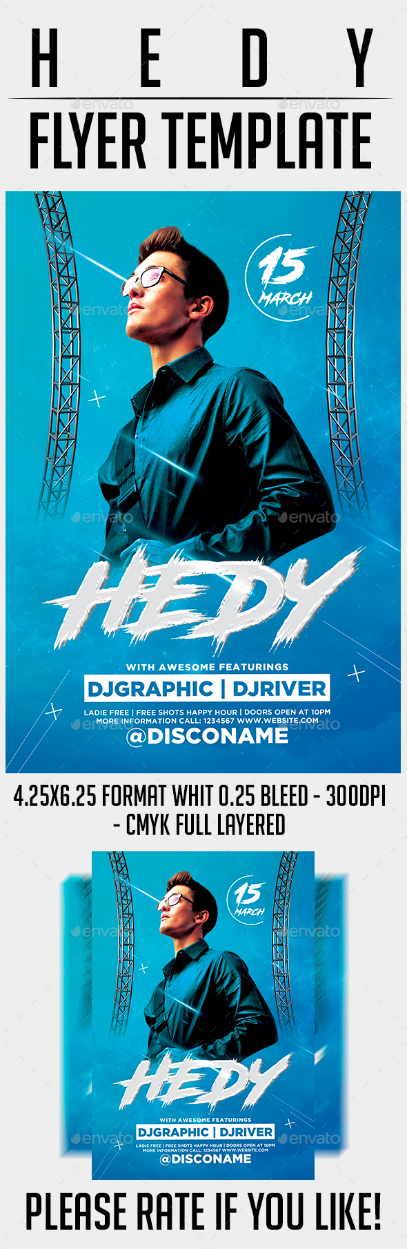 Hedy Flyer Template - Events Flyers