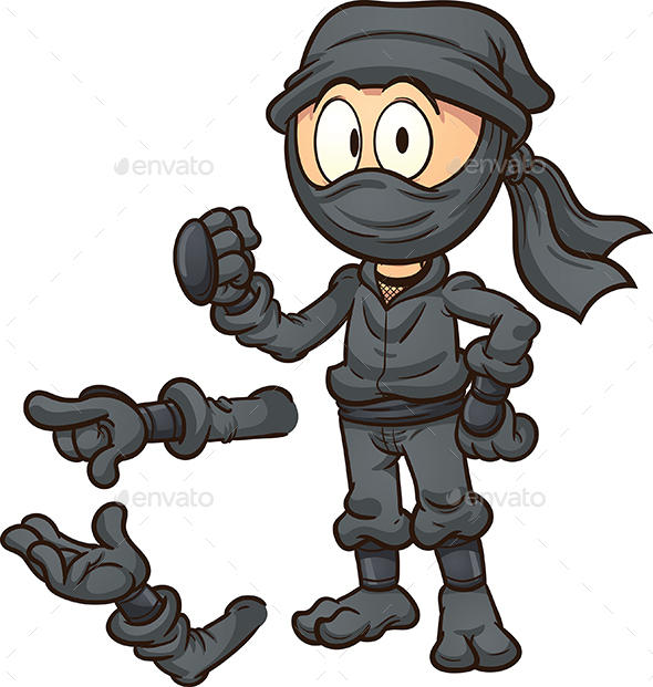 Cartoon Ninja - People Characters