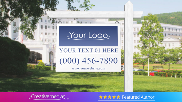 Real Estate Sign - VideoHive 21470247