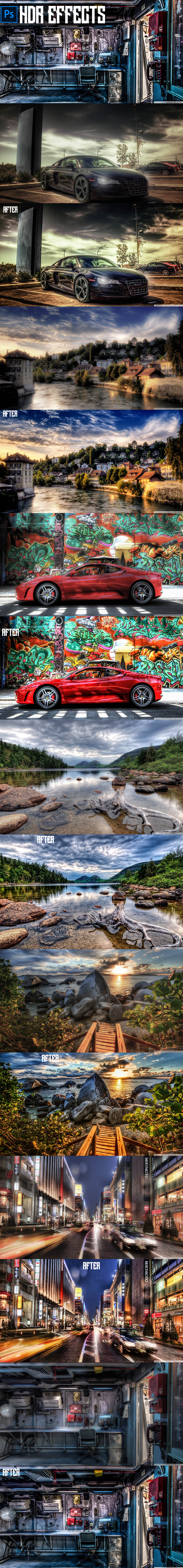 HDR Effects - Photo Effects Actions