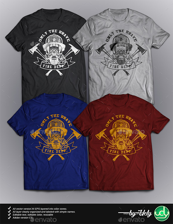 Only The Brave - Designs T-Shirts