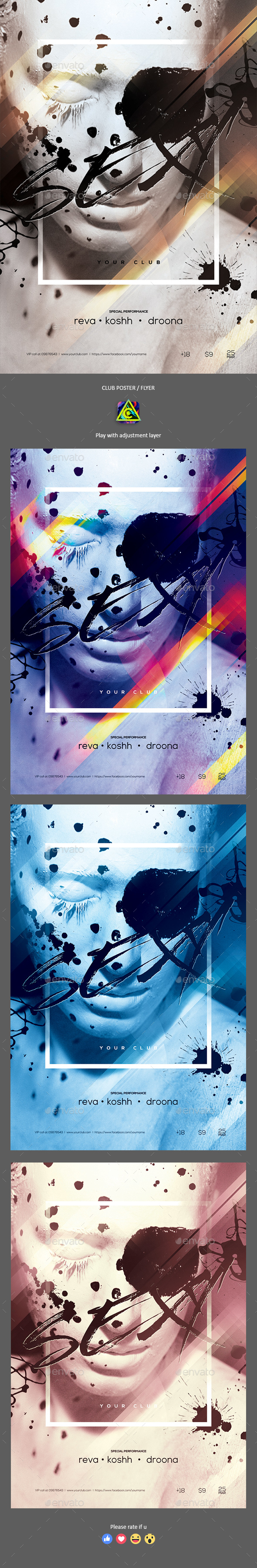 Club Party Poster / Flyer - Clubs & Parties Events