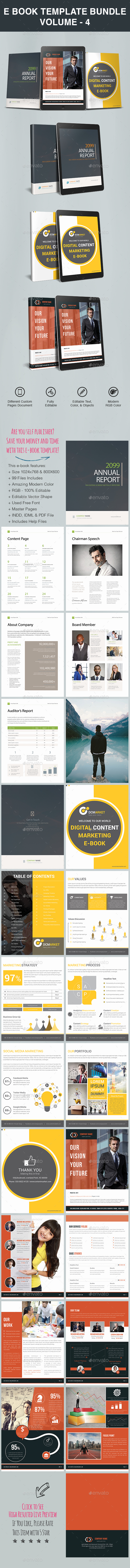 E Book Template Bundle | Volume - 4 - ePublishing