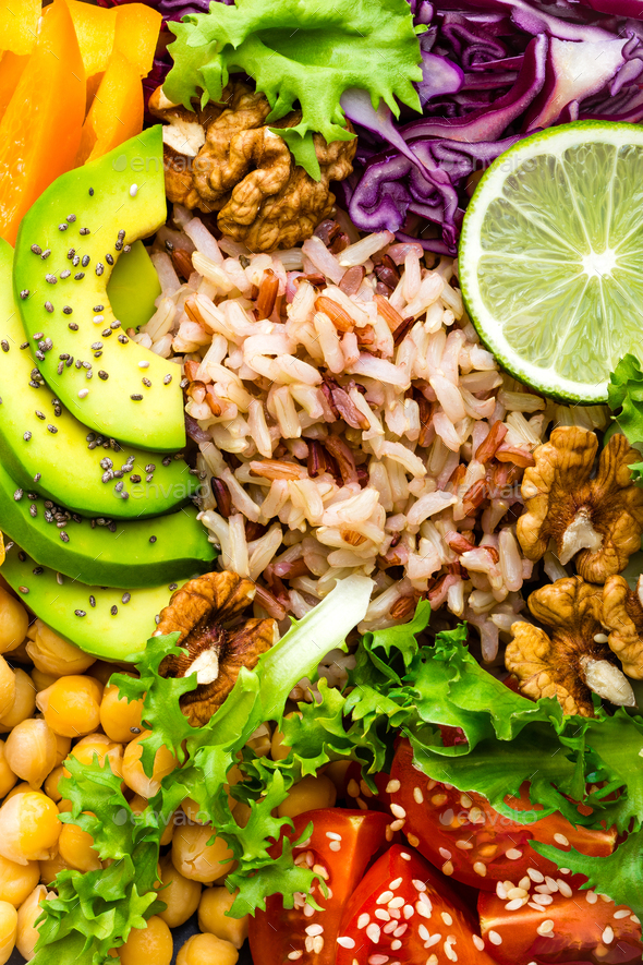 Buddha bowl dish - Stock Photo - Images