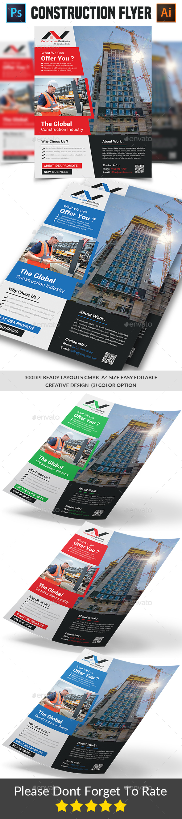 Construction Flyer - Corporate Flyers