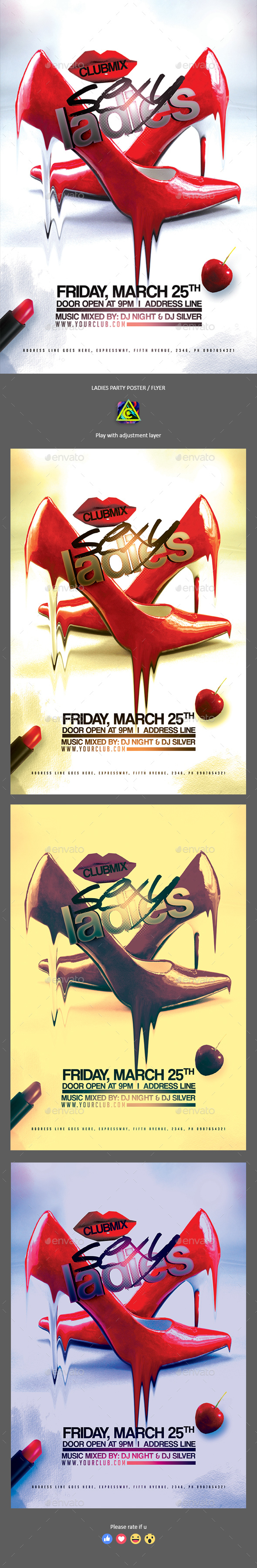 Sexy Night Party Poster / Flyer - Clubs & Parties Events