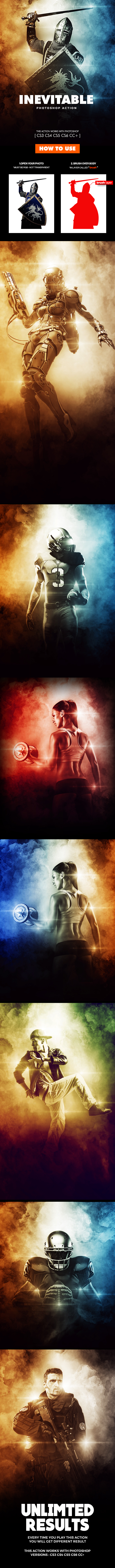 Inevitable Photoshop Action - Photo Effects Actions