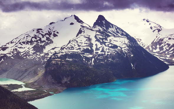 Garibaldi lake - Stock Photo - Images