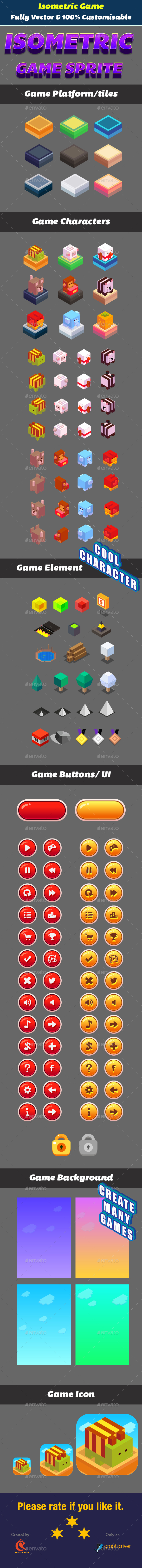 Isometric Game Animal Kit - Game Kits Game Assets