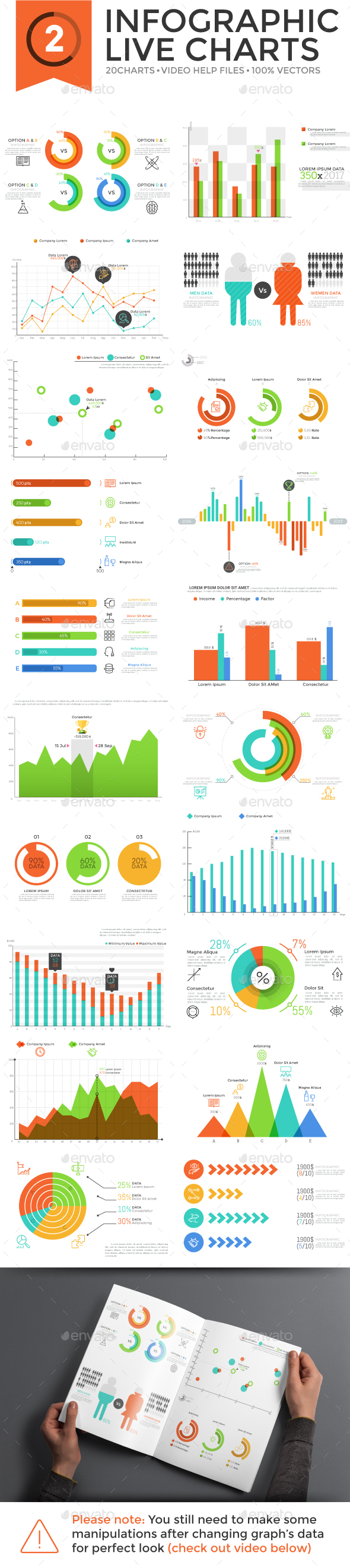 Edit Infographic Live Charts v.2 - Infographics