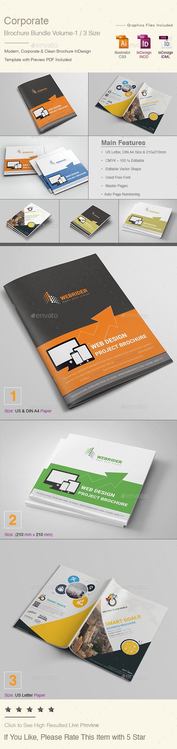 Corporate Brochure Bundle | Volume - 1 - Corporate Brochures