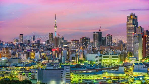 Tokyo Japan Cityscape Stock Photo By Seanpavonephoto Photodune