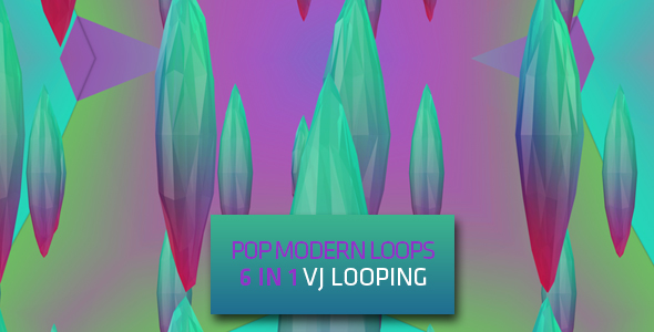 Pop Modern Loops - 6 VJ Clips alt