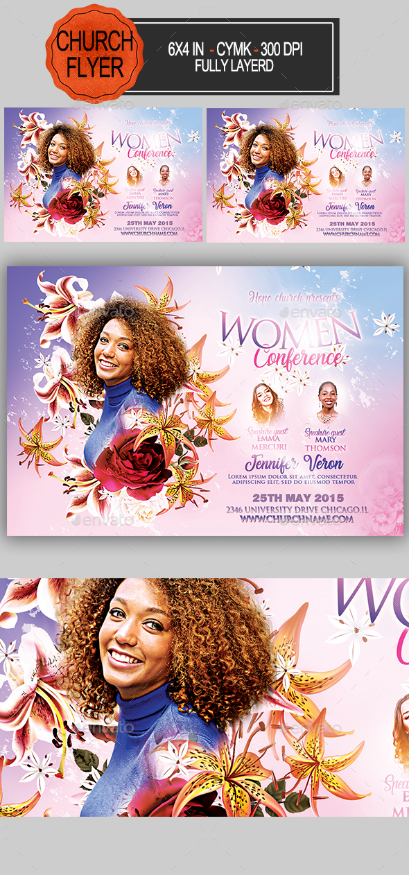 Women Conference Flyer - Church Flyers