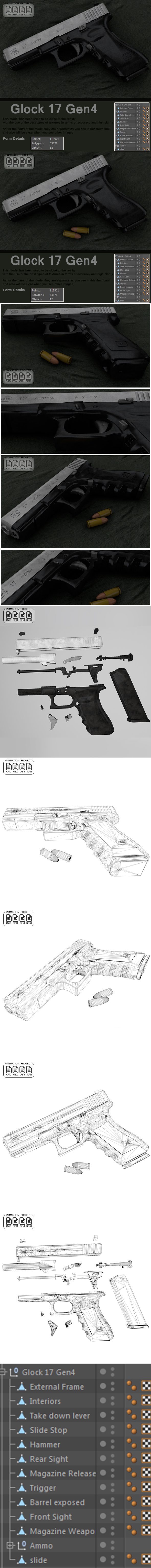 Glock 17 Gen - 3Docean 21481101