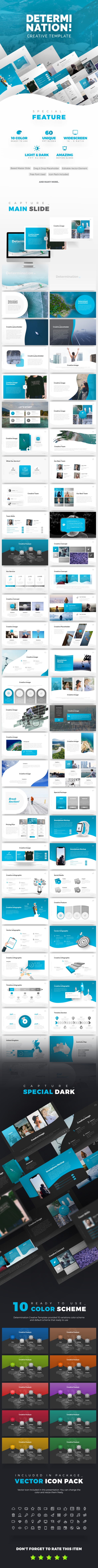Determination PowerPoint Presentation Template - PowerPoint Templates Presentation Templates