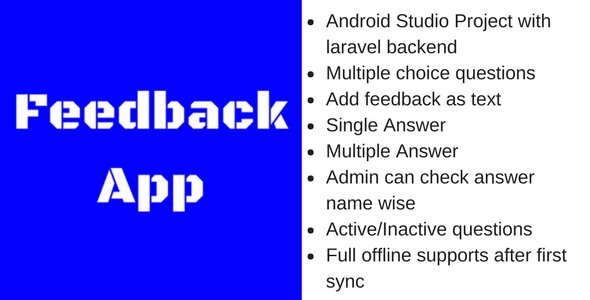 Fortin Feedback/Survey Android App with Laravel Backend - CodeCanyon Item for Sale