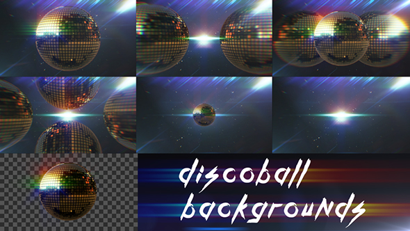 Disco Ball Backgrounds | 7 items pack