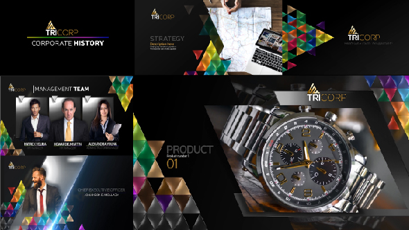 3D Triangle Concept - VideoHive 21482481