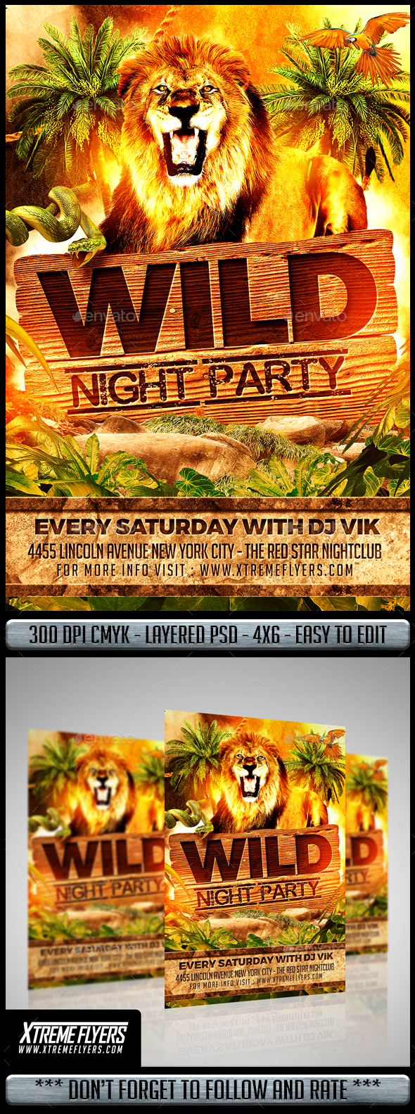 Wild Party Flyer - Clubs & Parties Events