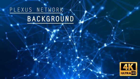 Blue Plexus Network Background