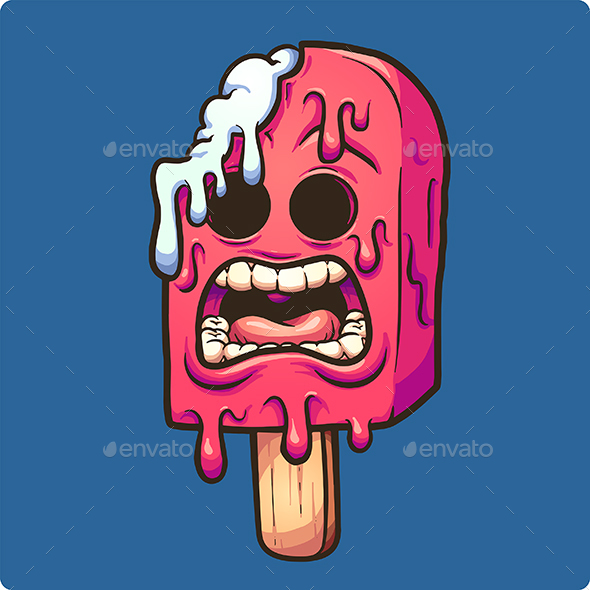 Zombie Ice Popsicle - Food Objects